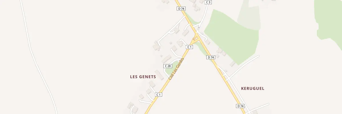 Plan du 3 Les genets à Trémaouézan