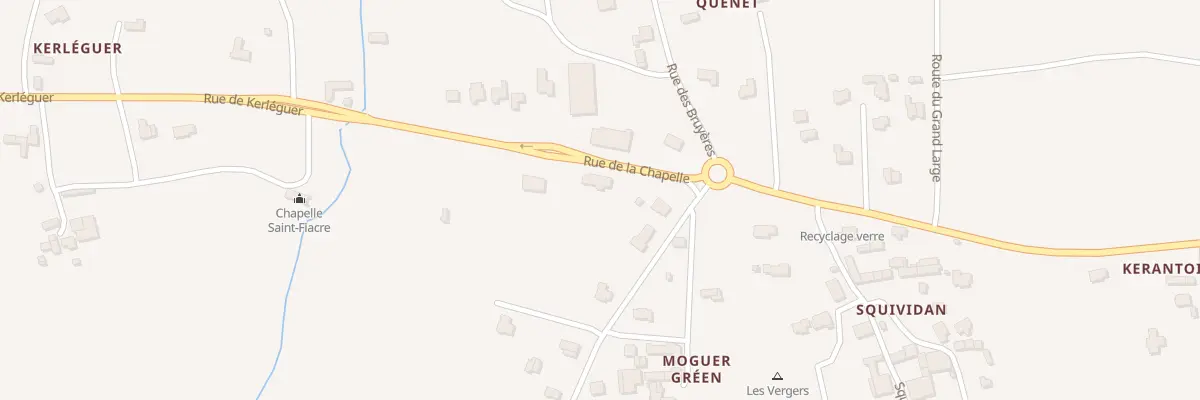 Plan du 24 Rue de la Chapelle à Treffiagat