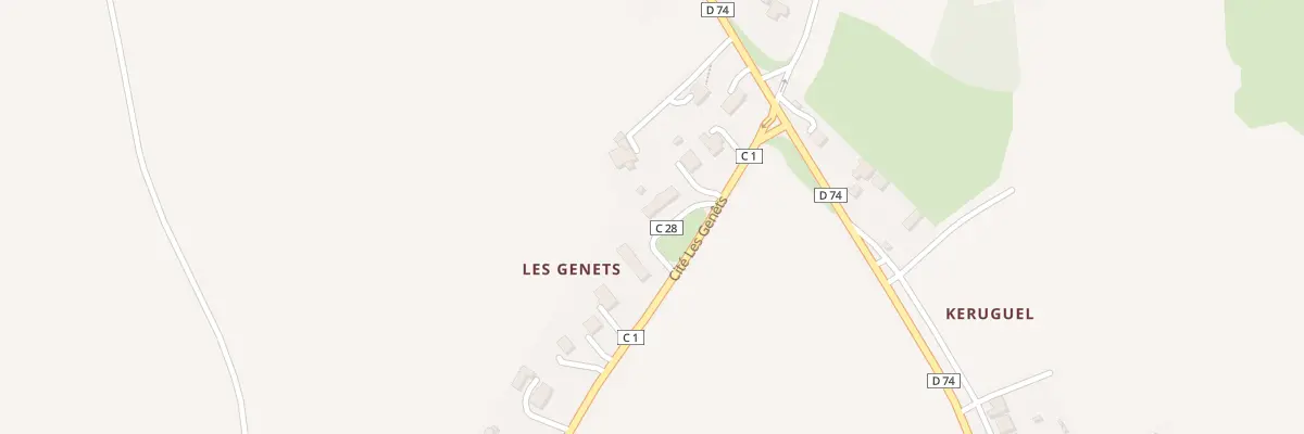 Plan du 4 Les genets à Trémaouézan
