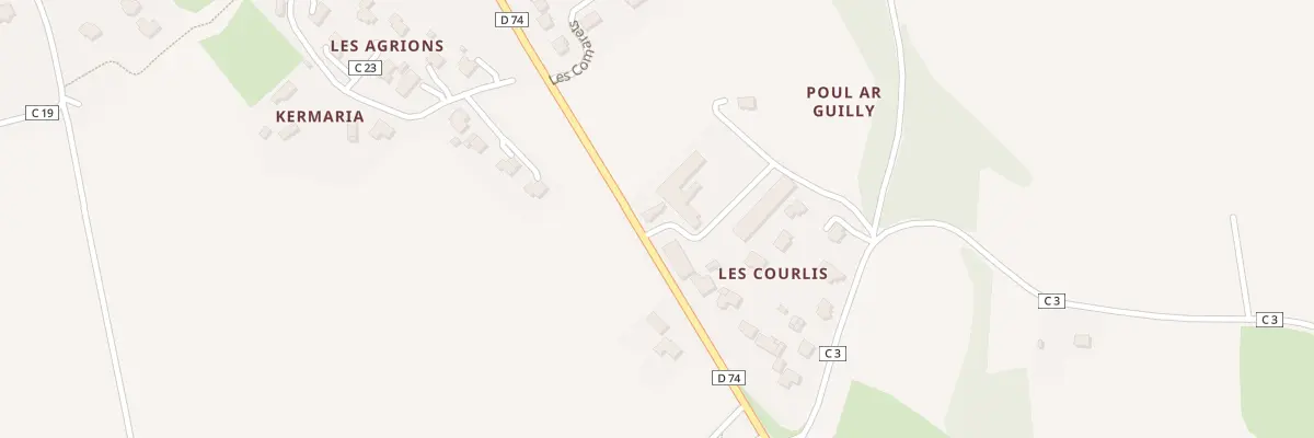 Plan du 7 Rte de Plouédern à Trémaouézan