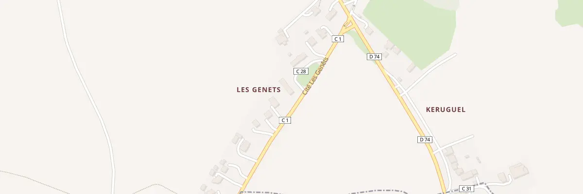 Plan du 6 Les genets à Trémaouézan