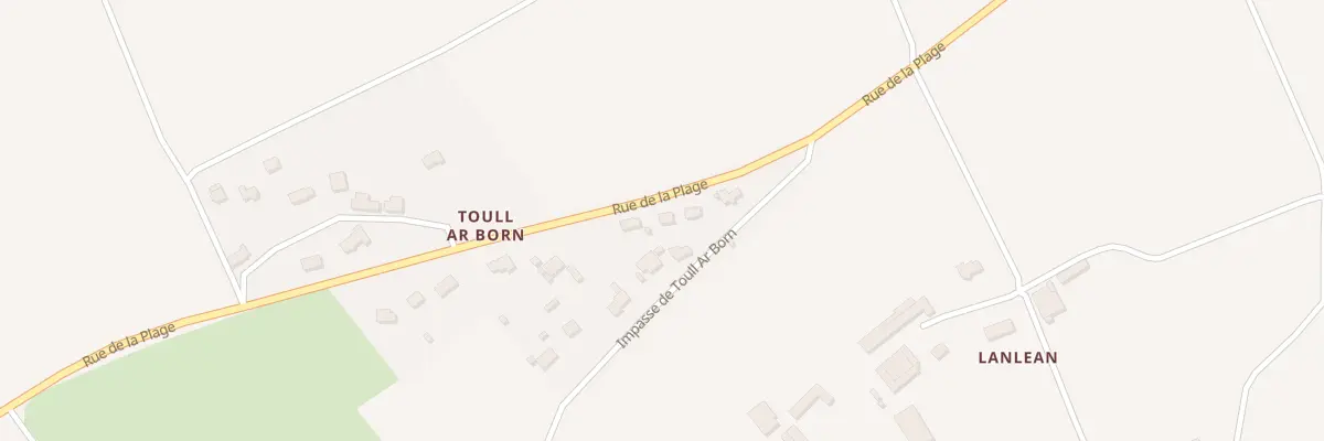 Plan du 6 Imp de Toull ar Born à Plomodiern
