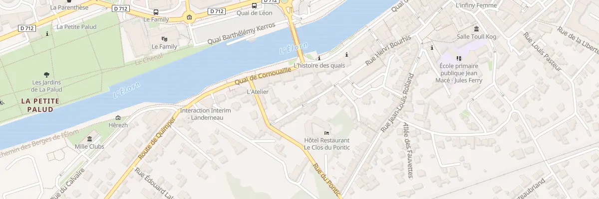 Plan du 38 Rue Henri Bourhis à Landerneau