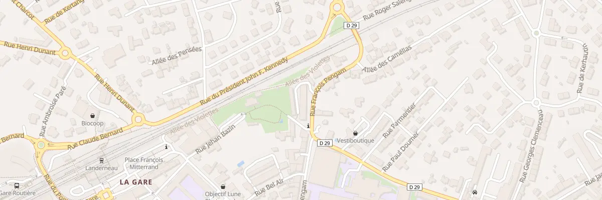 Plan du 35 Rue François Pengam à Landerneau