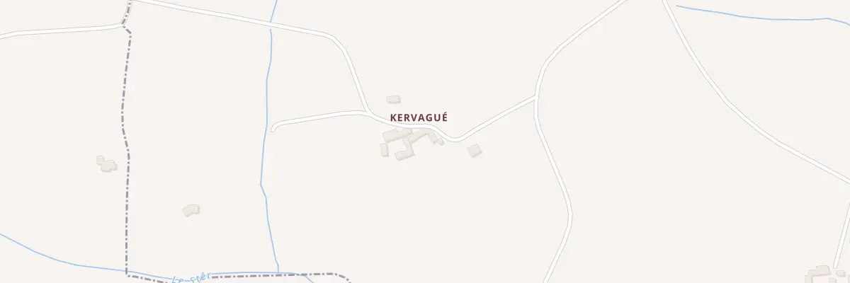 Plan du 3 Kervaguai à Plobannalec-Lesconil