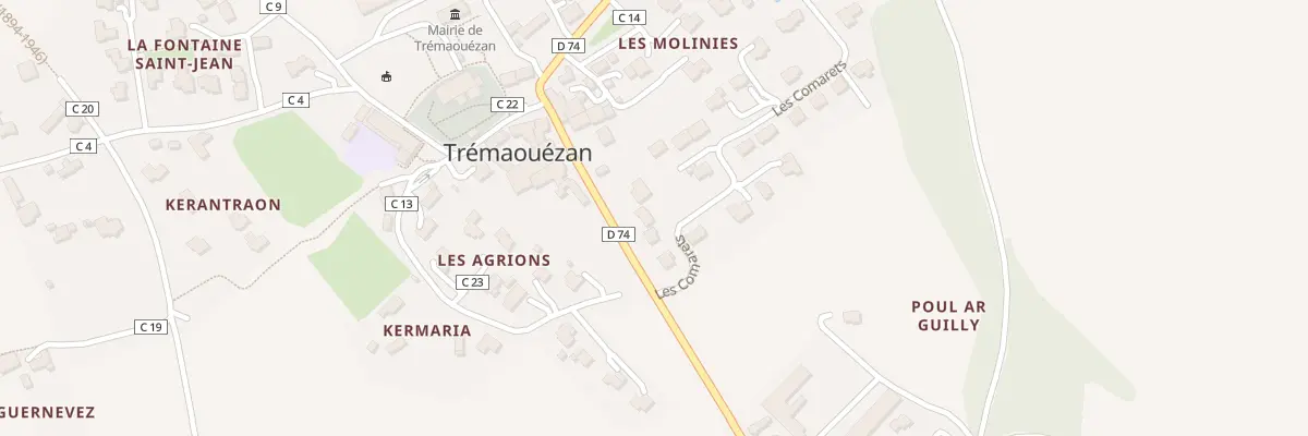 Plan du 5039 Le Bourg à Trémaouézan