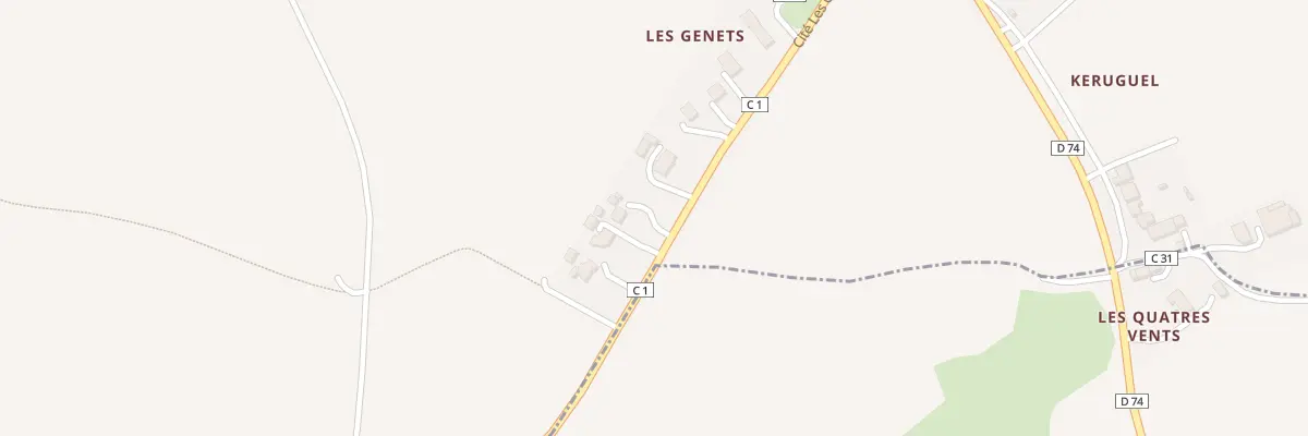 Plan du 11 Les genets à Trémaouézan