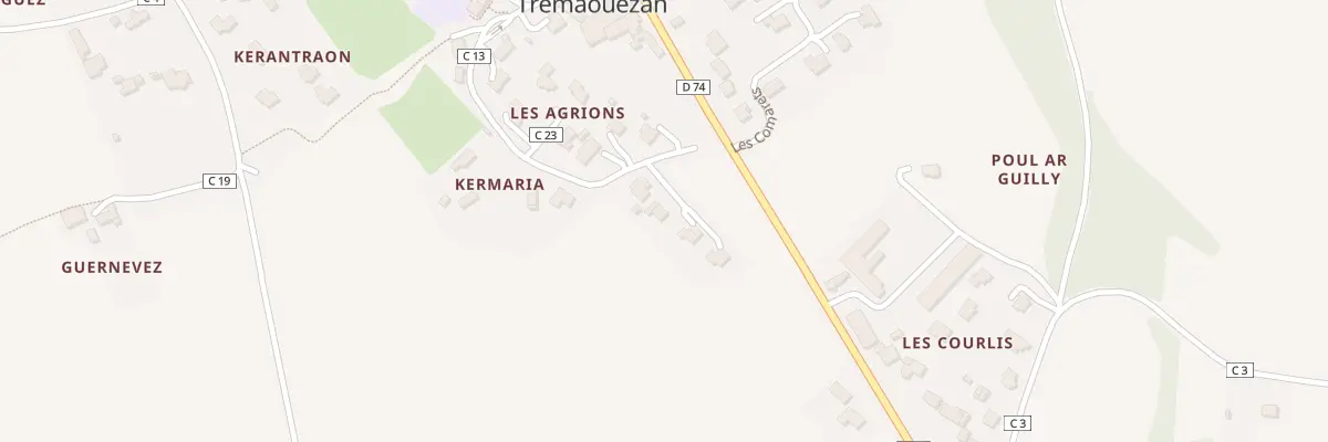 Plan du 4 Lot Les Agrions à Trémaouézan