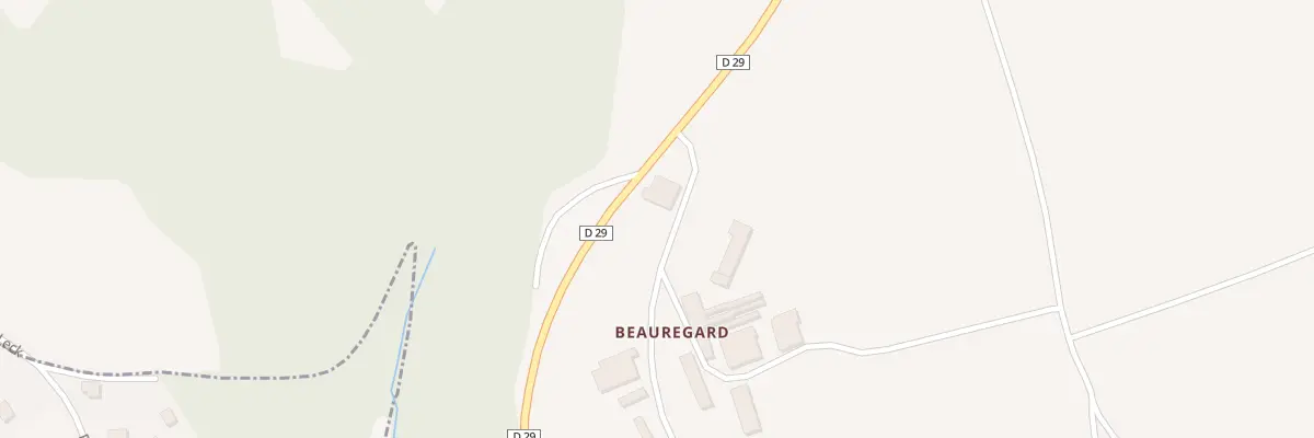 Plan du 1 Beauregard à Plouédern