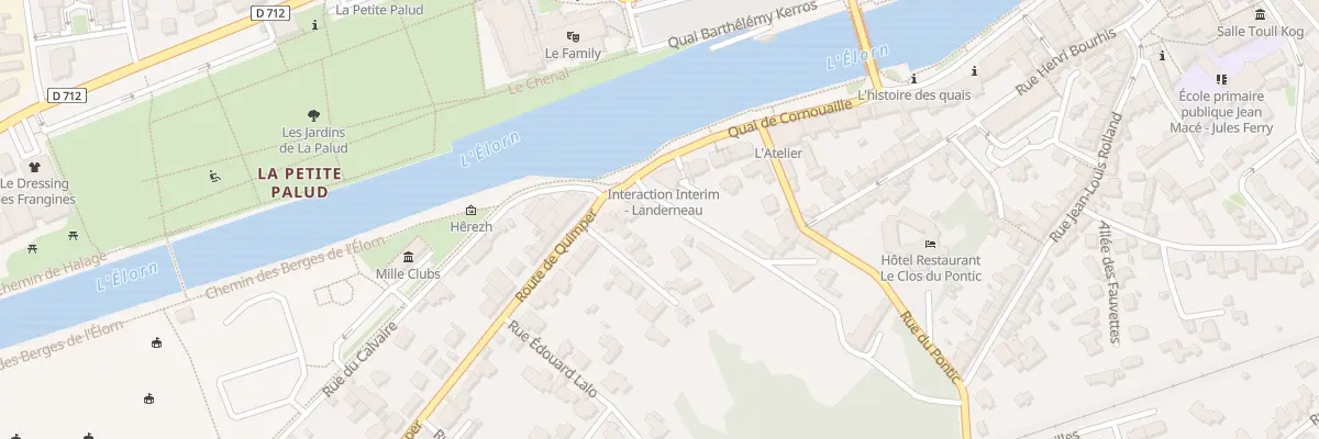 Plan du 3 Rte de Quimper à Landerneau
