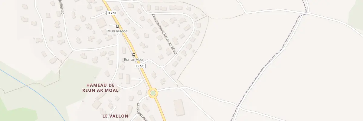Plan du 21 Lot Reun Ar Moal à Daoulas