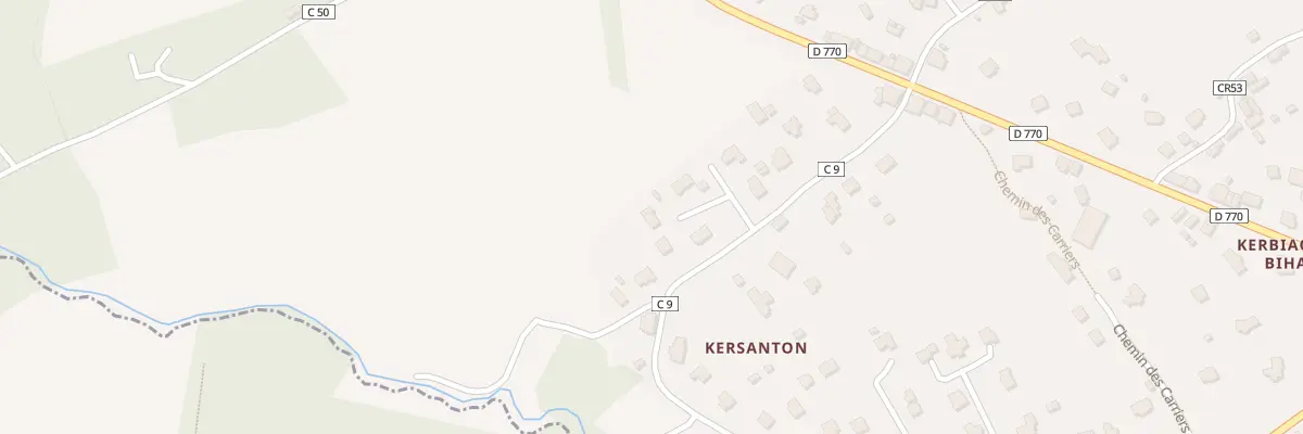 Plan du 5266 Kersanton à Hôpital-Camfrout