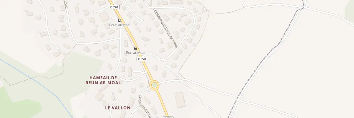 Plan du 22 Lot Reun Ar Moal à Daoulas