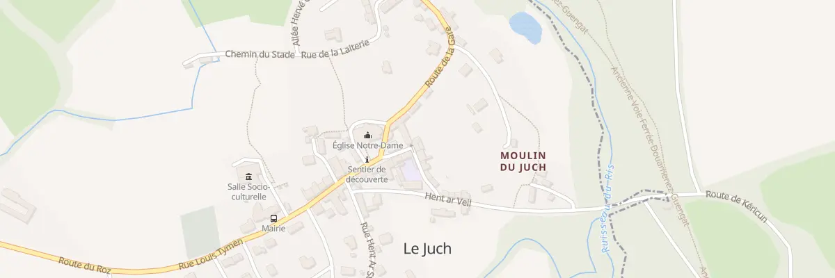 Plan du 1 Rue de l’Ecole au Juch