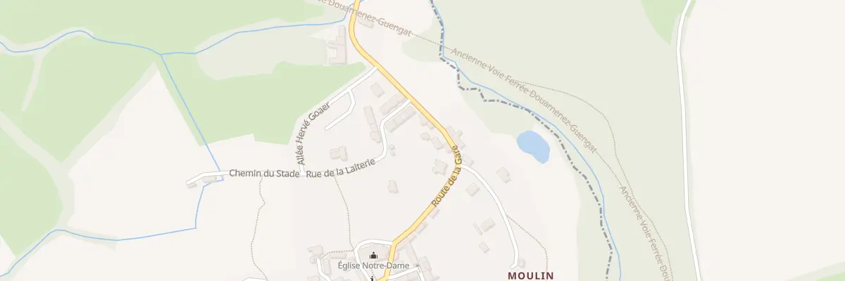 Plan du 9 Rte de la Gare au Juch