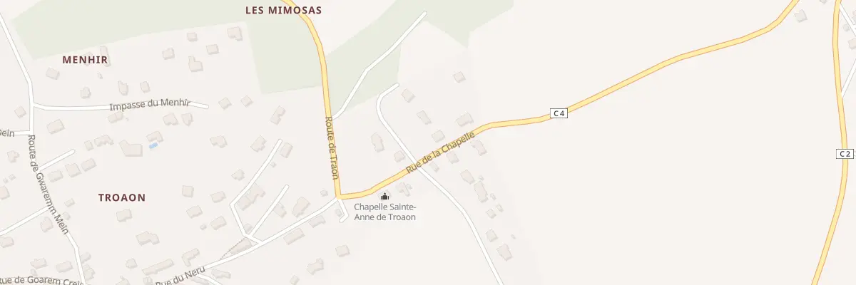 Plan du 2 Rue du Neru à Hôpital-Camfrout
