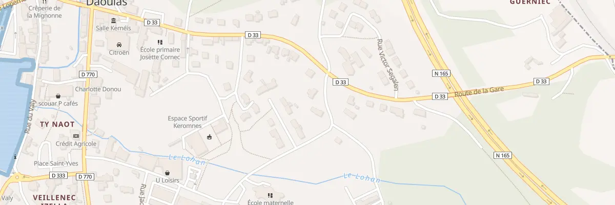 Plan du 33 Rue C et E Danguy des Deserts à Daoulas