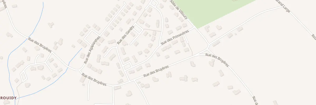 Plan du 14 Rue des Primevères à Treffiagat