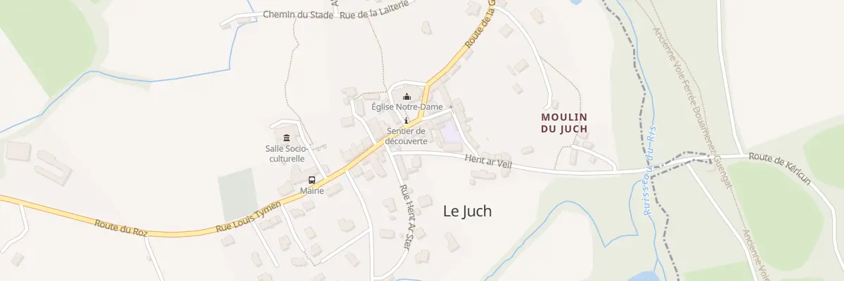 Plan du 8 Pl de l’Eglise au Juch