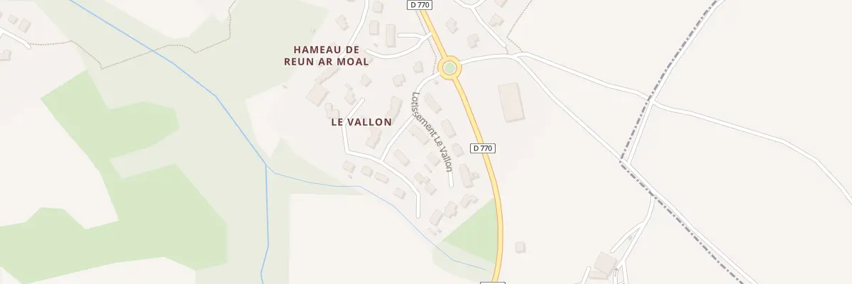 Plan du 20 Lot le Vallon à Daoulas