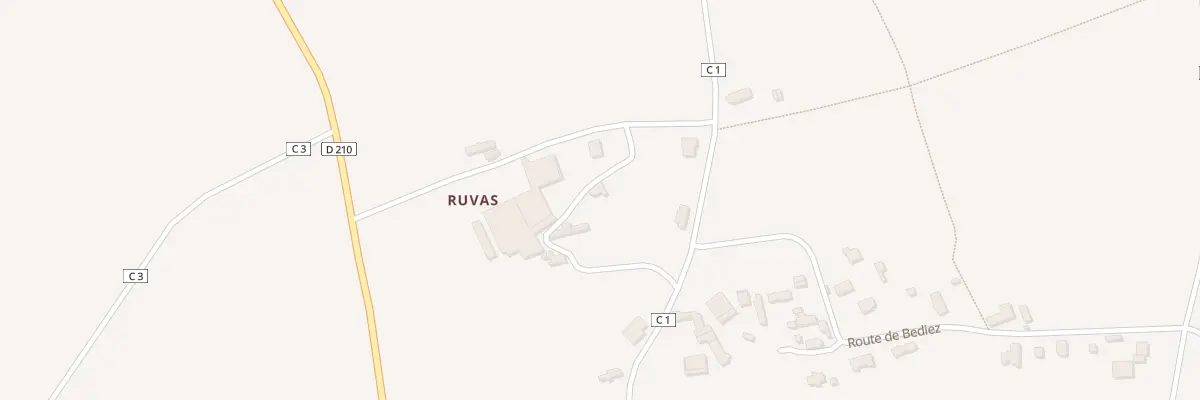 Plan du 170 Ruvas à Tréflez