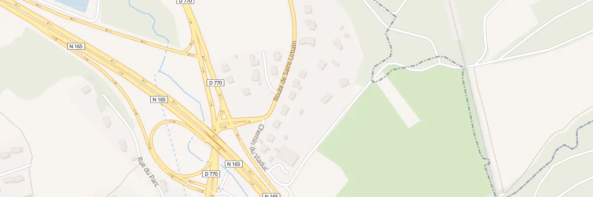 Plan du 11 Rte de Saint Urbain à Daoulas