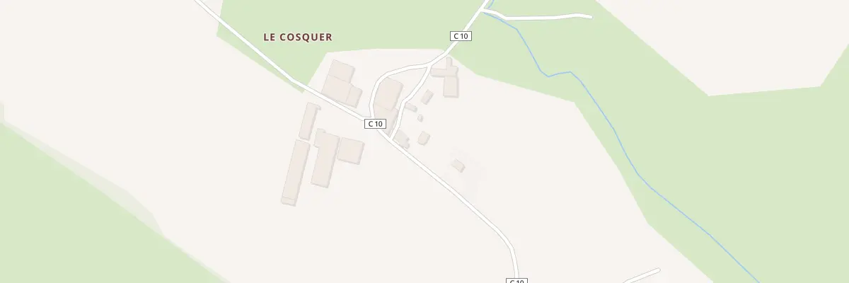 Plan du 2 Le Cosquer à Trémaouézan