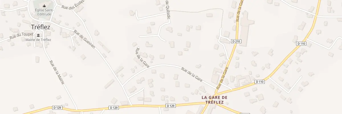 Plan du 21 Rue de la Gare à Tréflez
