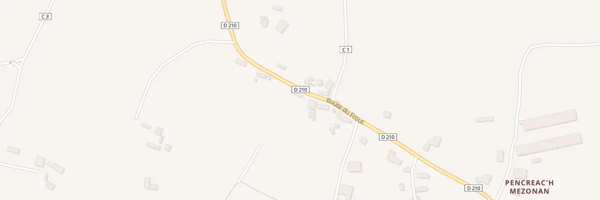 Plan du 51 Mezonan à Tréflez