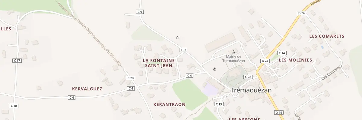 Plan du 6 La Fontaine Saint-Jean à Trémaouézan