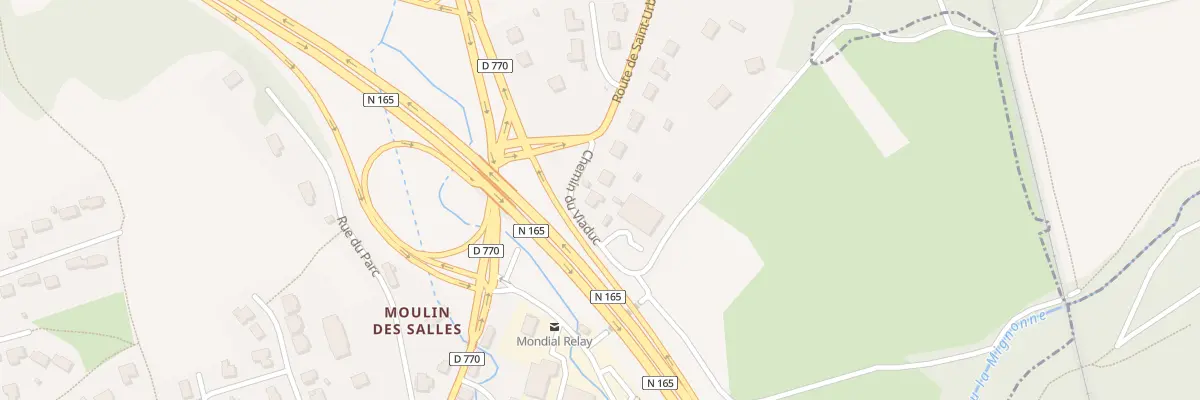 Plan du 3 Rte de Saint Urbain à Daoulas