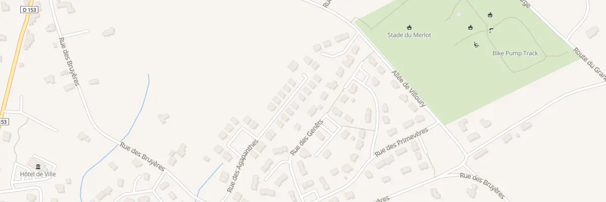 Plan du 20 Rue des Agapanthes à Treffiagat