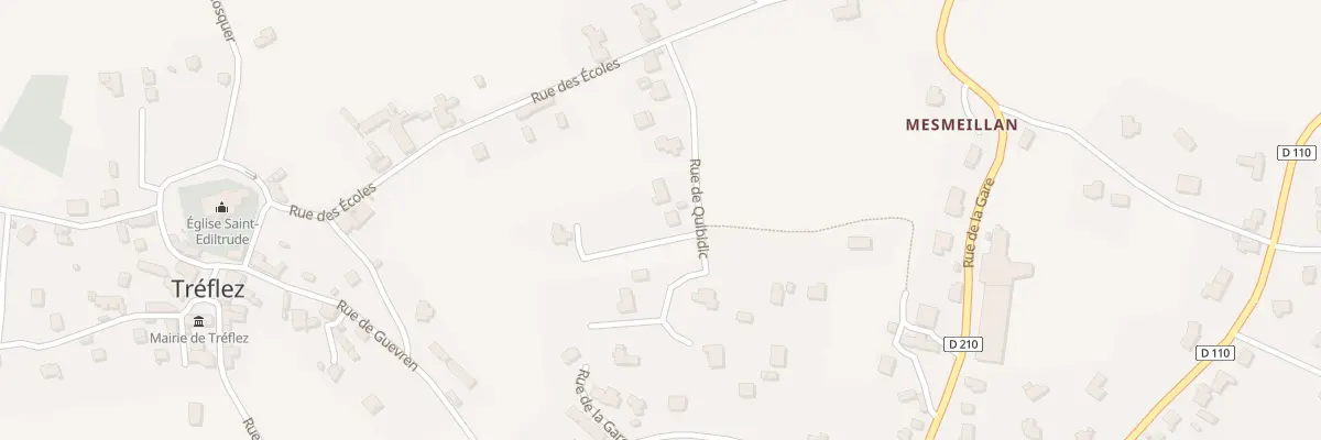 Plan du 126 Rue de Quibidic à Tréflez