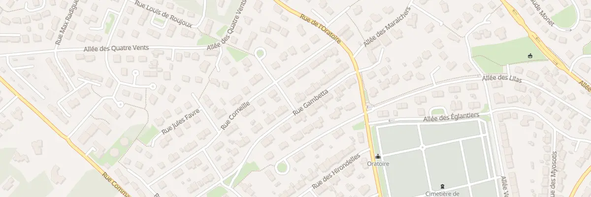 Plan du 16 Rue Gambetta à Landerneau