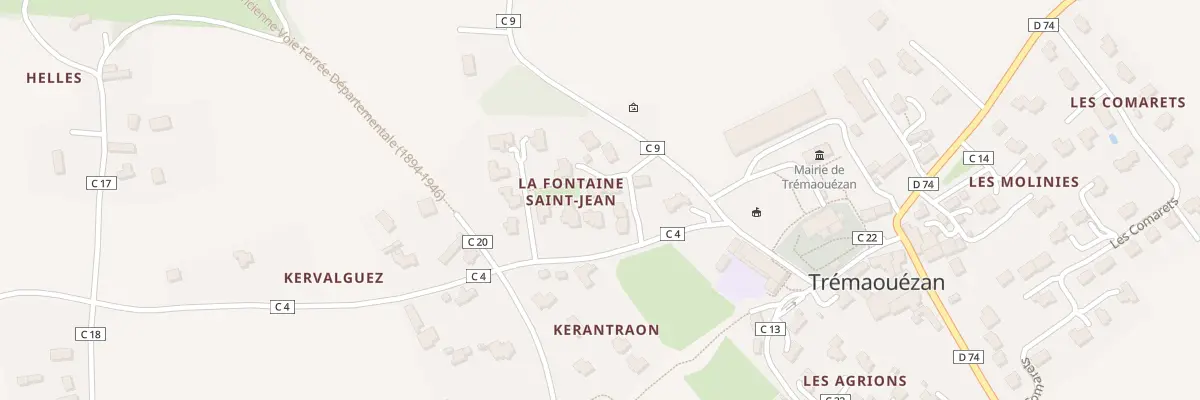 Plan du 5B La Fontaine Saint-Jean à Trémaouézan