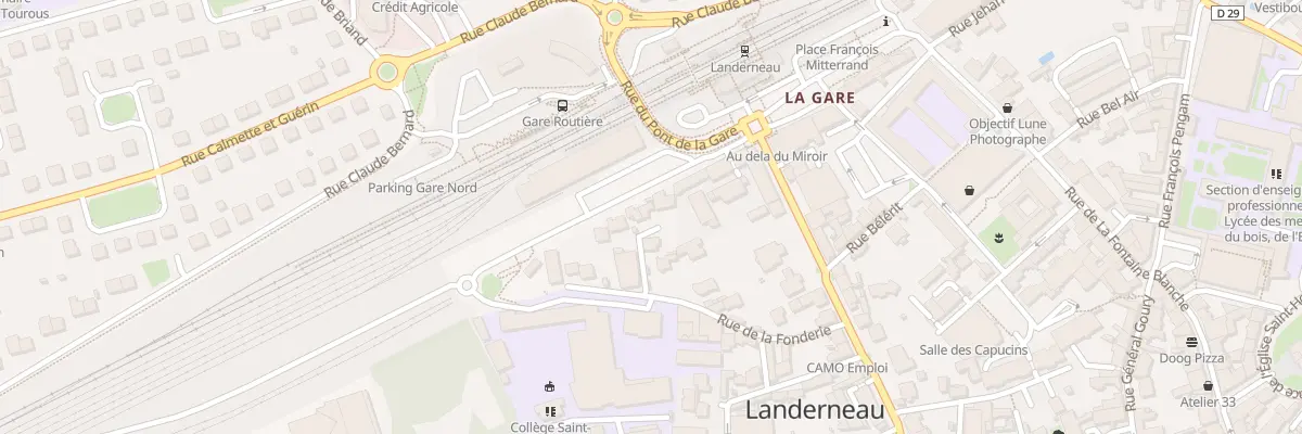 Plan du 14C Rue de la Fonderie à Landerneau