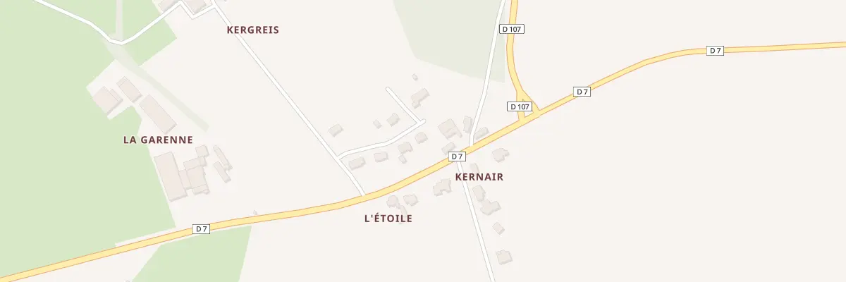Plan du 5108 Kernair à Kerlaz