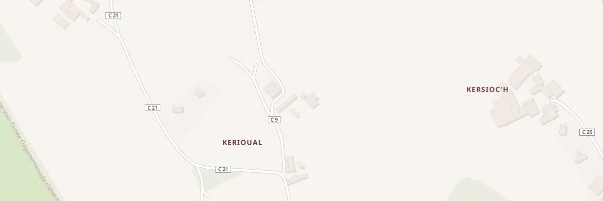 Plan du 6 Kerioual à Trémaouézan
