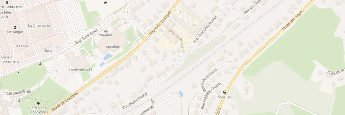 Plan du 44 Rue Théodore Botrel à Landerneau