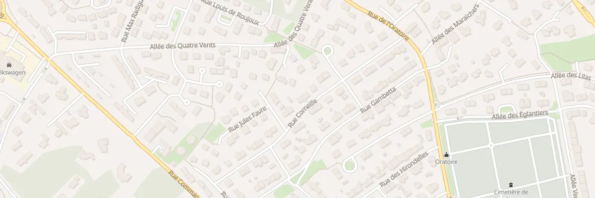 Plan du 24 Rue Corneille à Landerneau