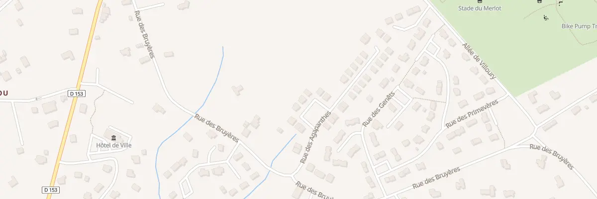 Plan du 13 Rue des Agapanthes à Treffiagat