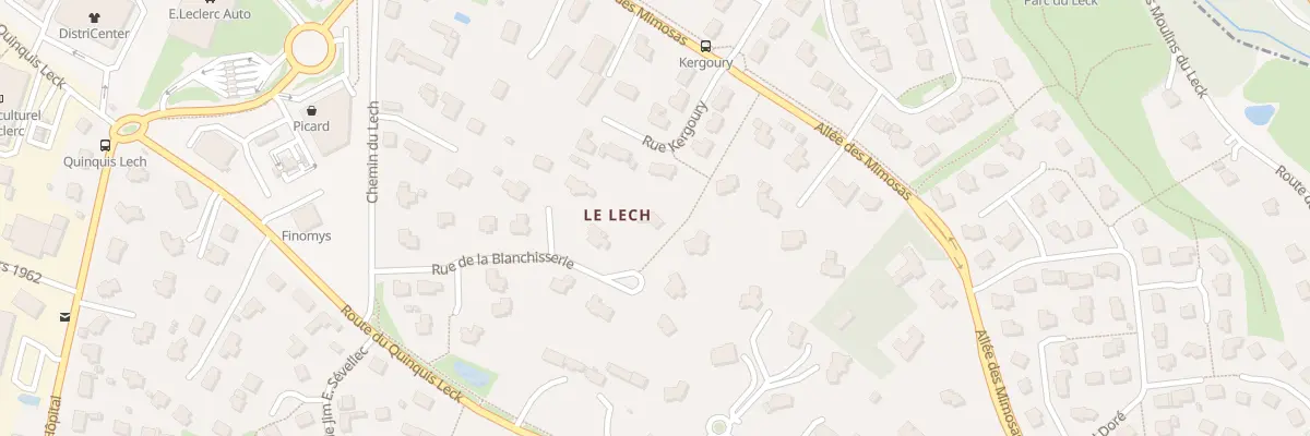 Plan du 17 Rue de la Blanchisserie à Landerneau