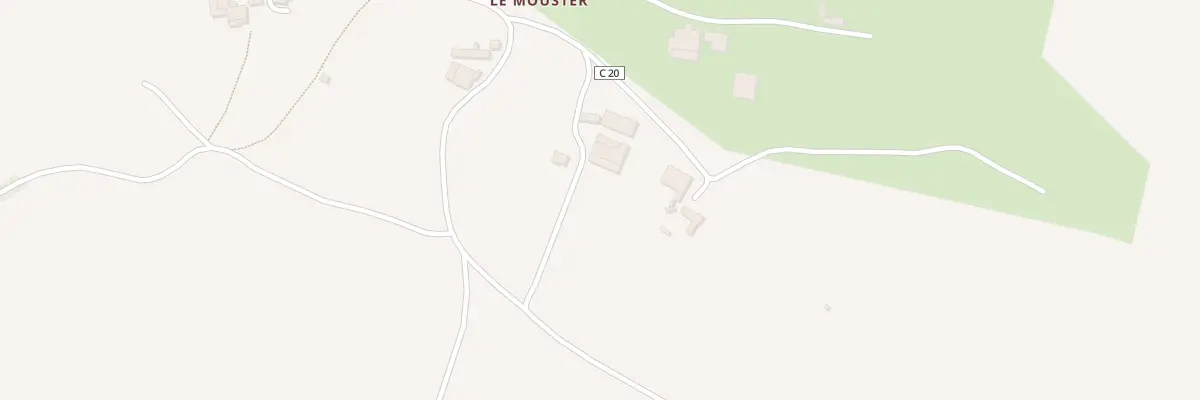 Plan du 18 Le Mouster à Plouider