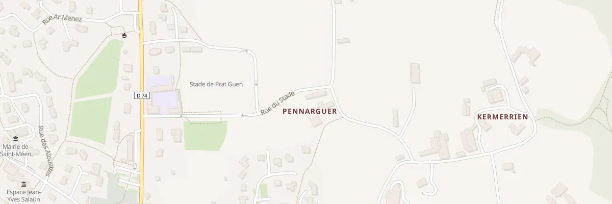 Plan du 85 Penarguer Bras à Saint-Méen
