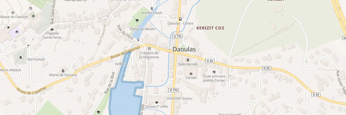 Plan du 3 Rte de Quimper à Daoulas
