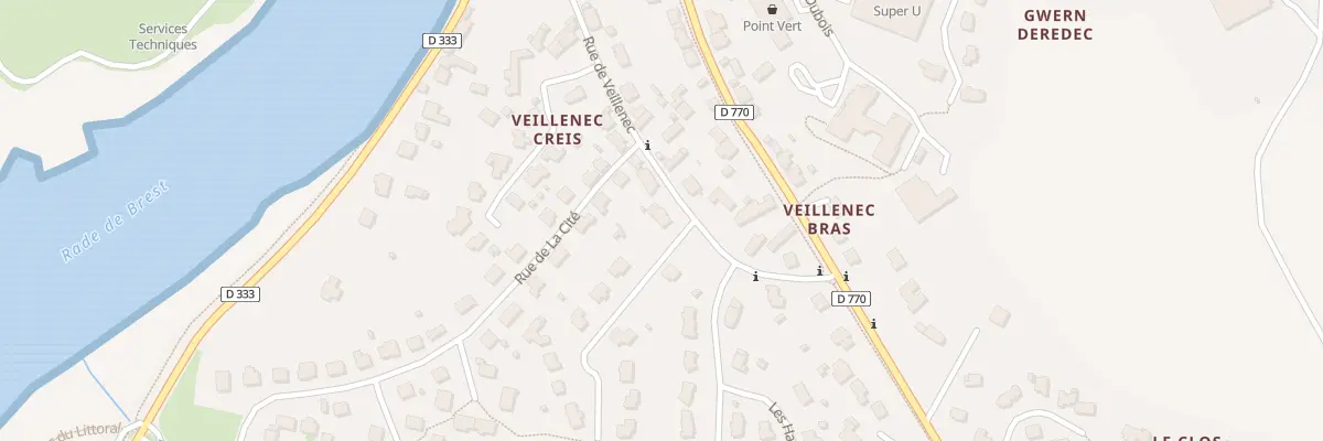 Plan du 15B Rue du Veillenec à Daoulas