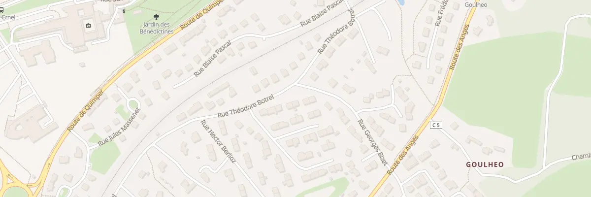 Plan du 71 Rue Théodore Botrel à Landerneau