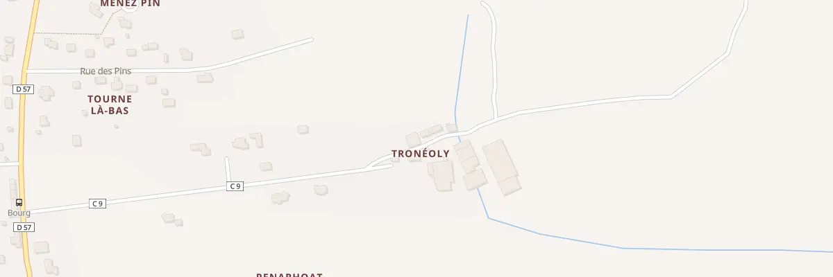 Plan du 62 Troneoly à Gourlizon