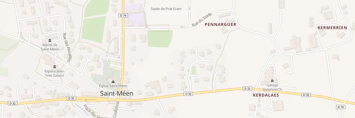 Plan du 7 Lot Kernuz à Saint-Méen