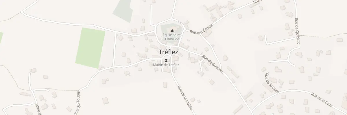 Plan du 2 Place Général de Gaulle à Tréflez
